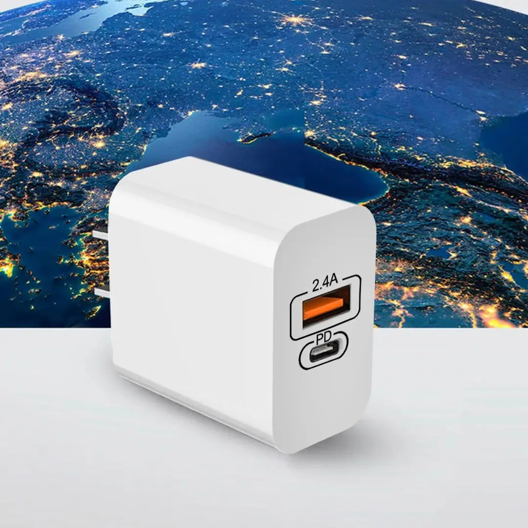 2.4A PD USB Fast Charging Head for Mobile Phones