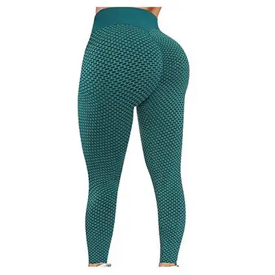European & American Honeycomb Jacquard Leggings Large