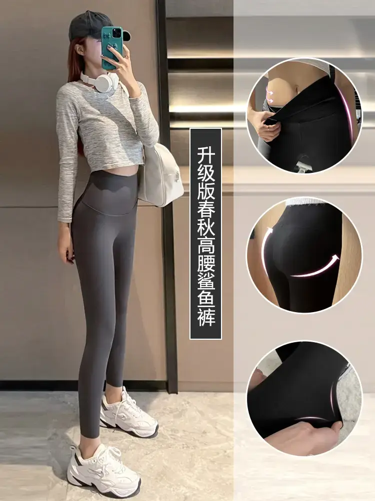 Women Fleece Leggings Spring Fall Warmth 3 Colors - Image 8