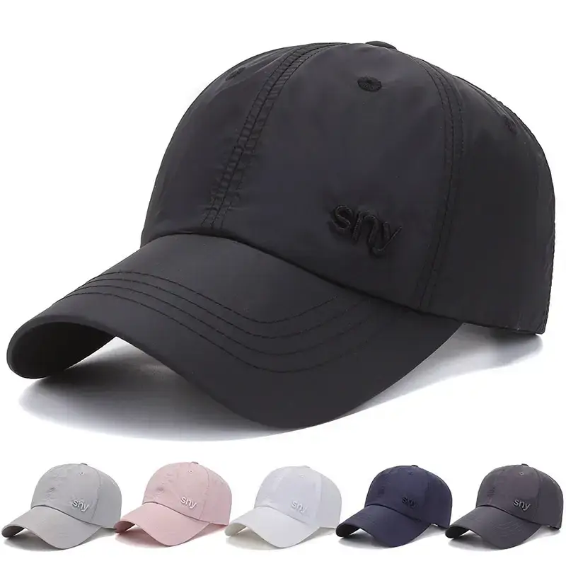 Men Women Black Korean Style Peaked Cap Summer Wear - Image 7