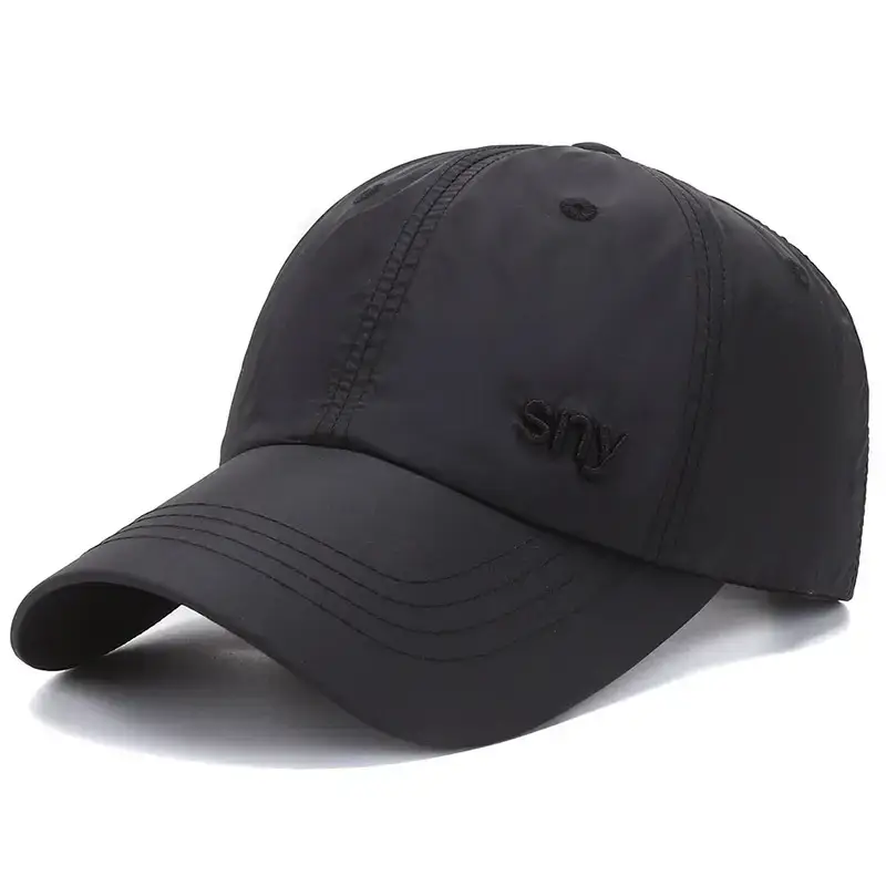 Men Women Black Korean Style Peaked Cap Summer Wear - Image 2