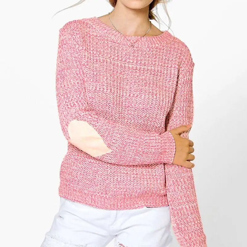 Women's Maroon Heart-Embossed Pullover Sweater - Image 8