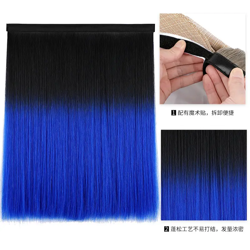 Silk Gradient Wig Hat with Purple Gradient - Image 12