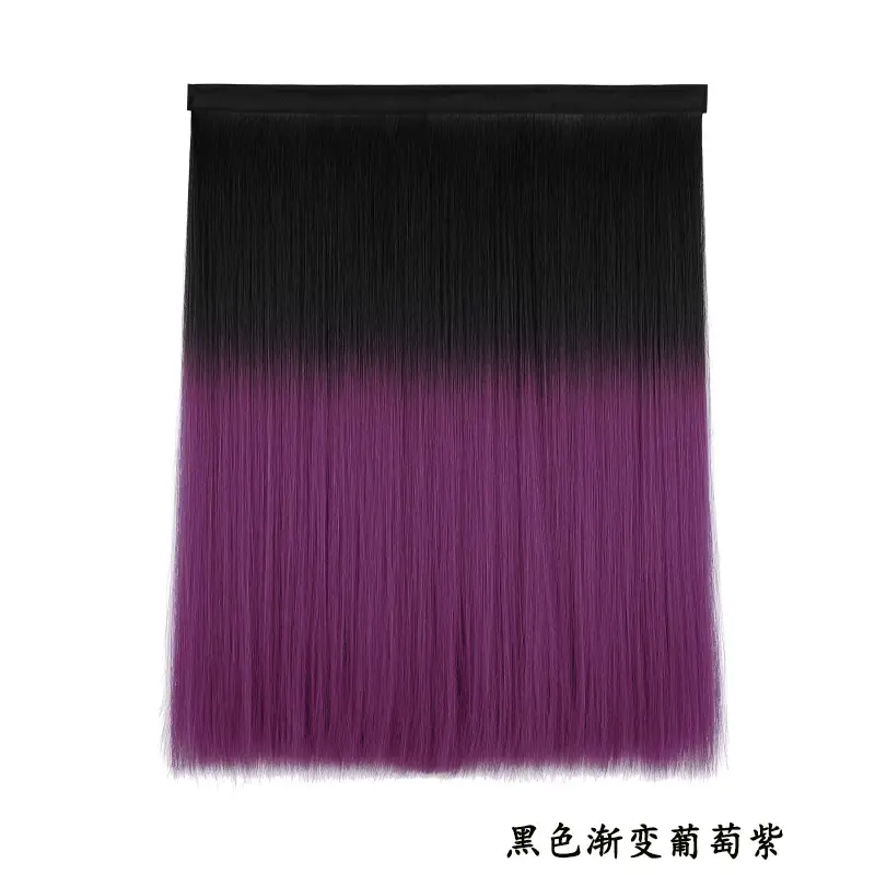 Silk Gradient Wig Hat with Purple Gradient - Image 7