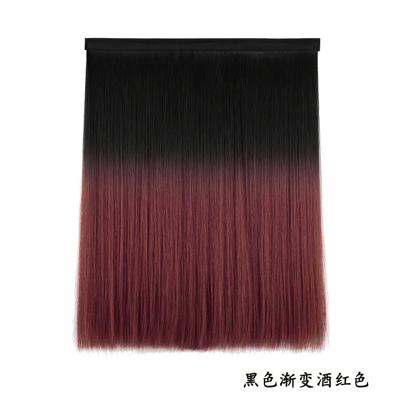 Silk Gradient Wig Hat with Purple Gradient - Image 2