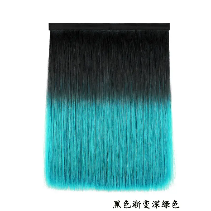 Silk Gradient Wig Hat with Purple Gradient - Image 3