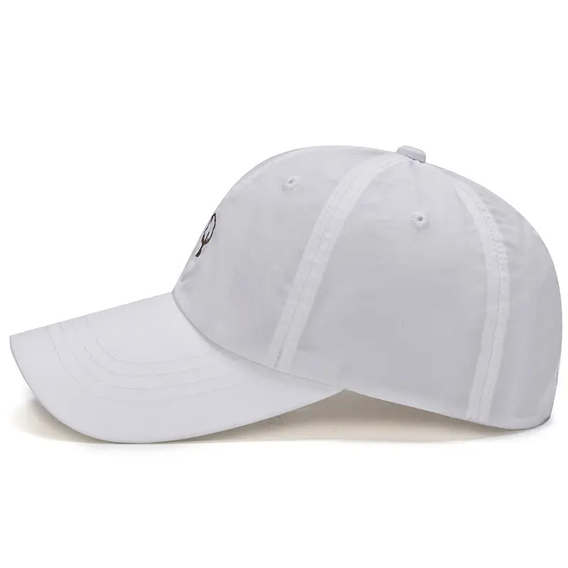 Men's Beige Embroidered Baseball Cap with Embroidered Flower - Image 12