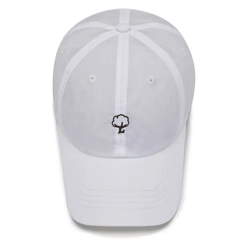 Men's Beige Embroidered Baseball Cap with Embroidered Flower - Image 13