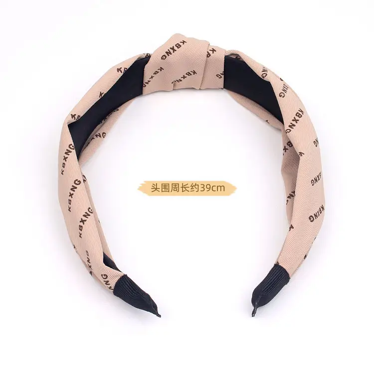 Pink Cross Knot Hair Band for Girls 24cm - Image 19