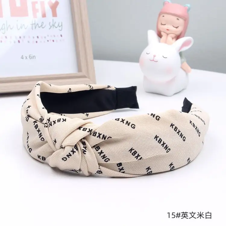 Pink Cross Knot Hair Band for Girls 24cm - Image 10