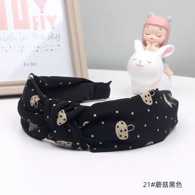 Pink Cross Knot Hair Band for Girls 24cm - Image 11