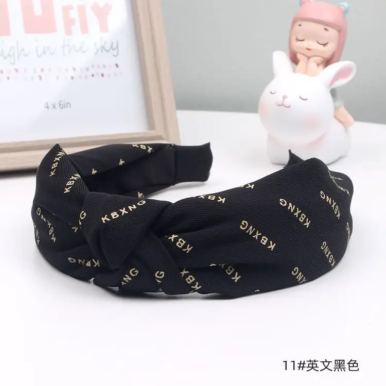 Pink Cross Knot Hair Band for Girls 24cm - Image 6