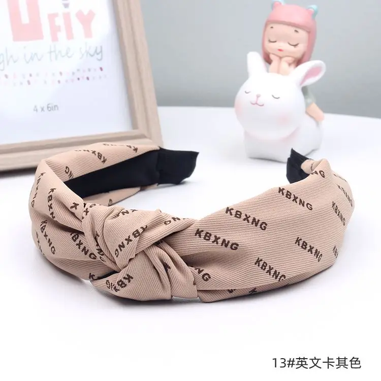 Pink Cross Knot Hair Band for Girls 24cm - Image 8