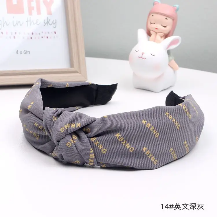 Pink Cross Knot Hair Band for Girls 24cm - Image 9