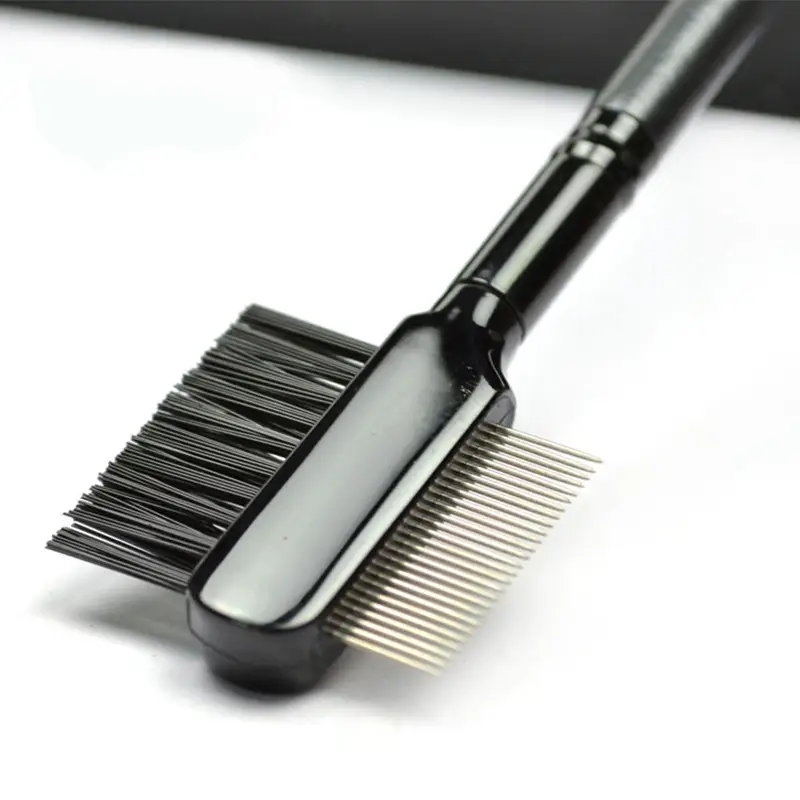 Black Steel Eyelash Comb for Double-ended Precision Application - Image 7