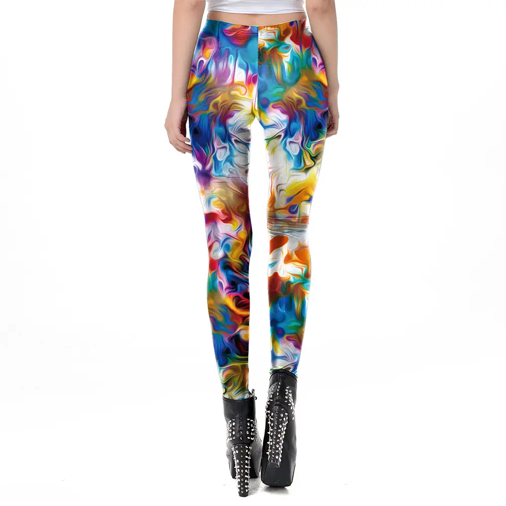 3D Digital Printed Tiger Leopard Leggings Women