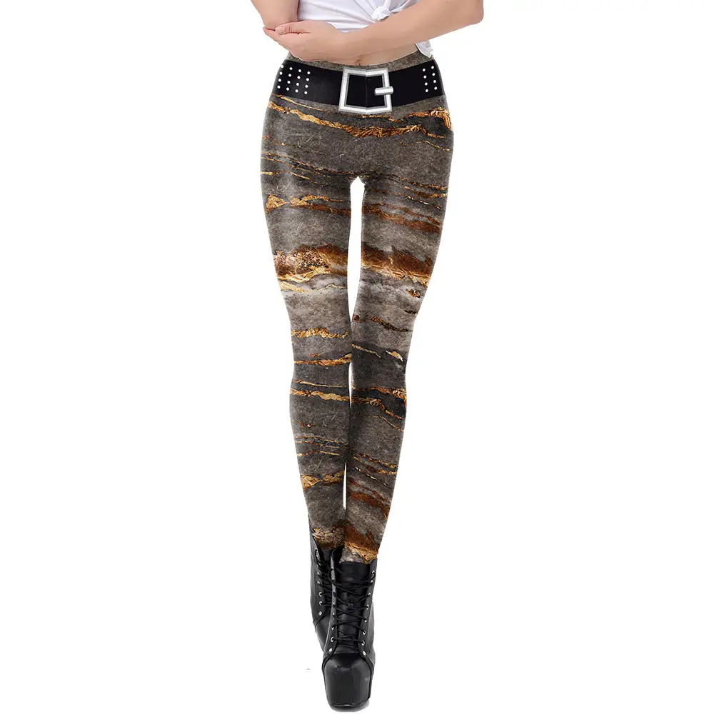 3D Digital Printed Tiger Leopard Leggings Women