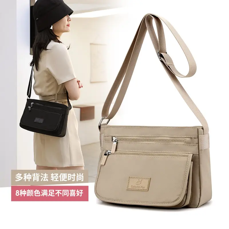 Women's Waterproof Nylon Shoulder Bag Blue 2025 - Image 9