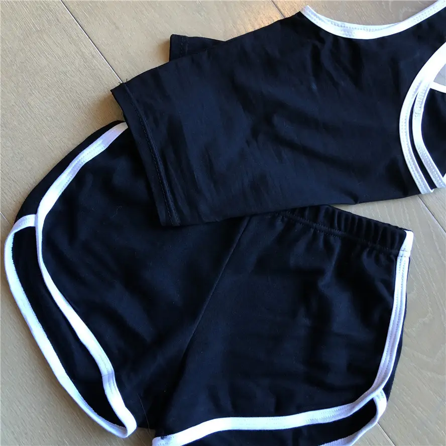 Pink Korean Style Vest Shorts Set for Women — feature 18