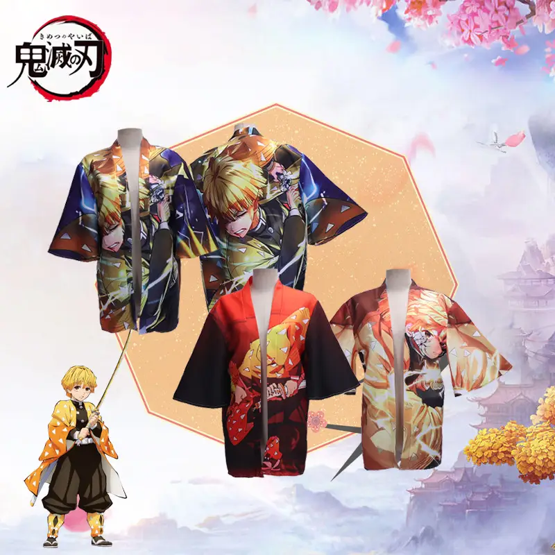 Anime Cosplay Kimono with Nezuko Design for Men Women