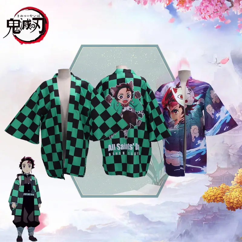 Anime Cosplay Kimono with Nezuko Design for Men Women