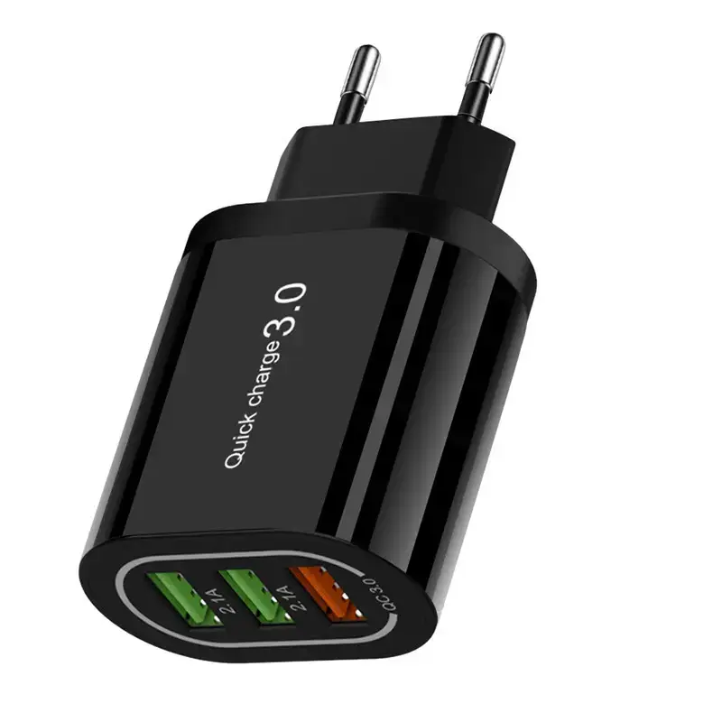 2.4AQC3.0 3USB Fast Charge Charger for Mobile Phones - Image 4
