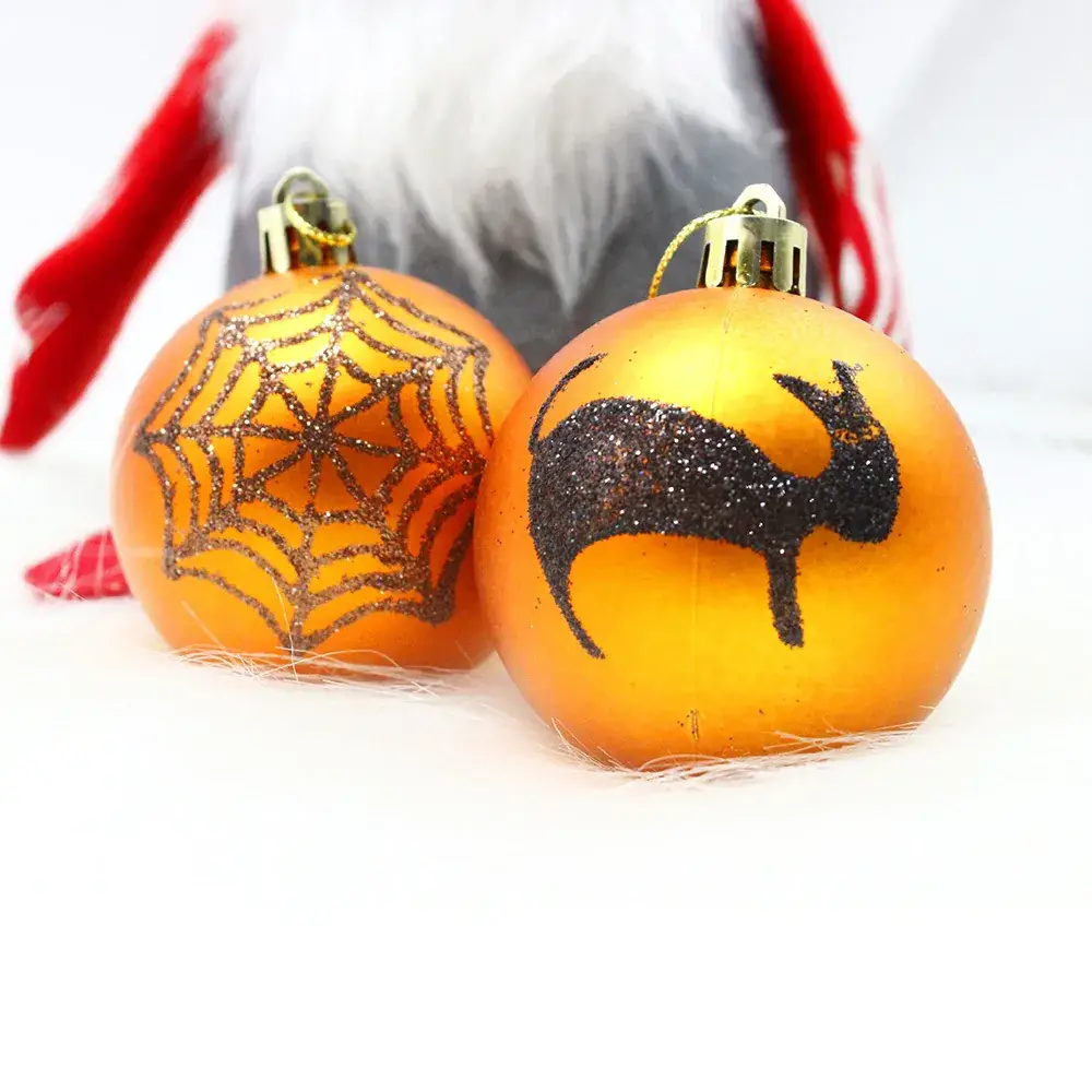 Halloween Halloween decoration balls 6cm 12pcs