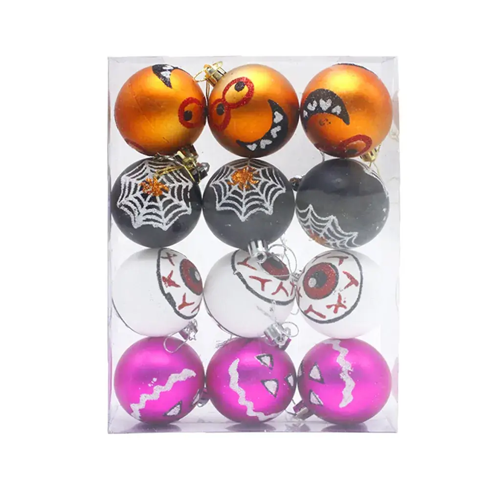 Halloween Halloween decoration balls 6cm 12pcs