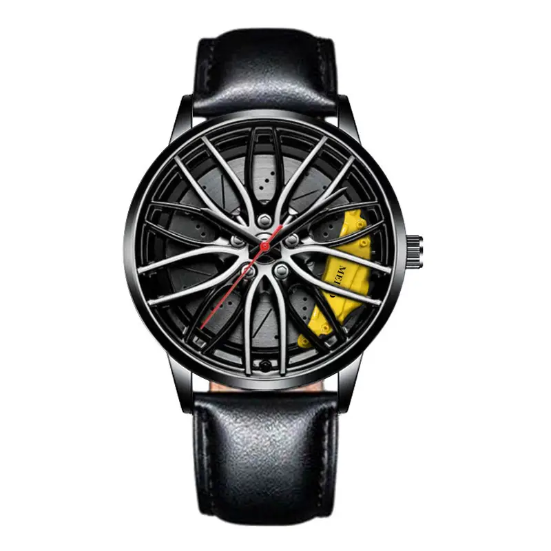 Official full-automatic movement watch men's vacuum plating wheel style non-mechanical watch new generation of hair
