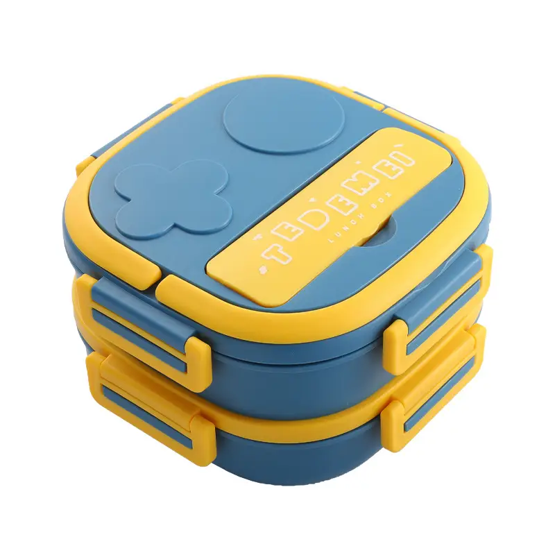 Children's Food Storage Box, Small Supplementary Food Container, School Cafeteria Lunch Box, Portable Stainless Steel Lunch Box, Sealed and Insulated, Cartoon Design - Image 5