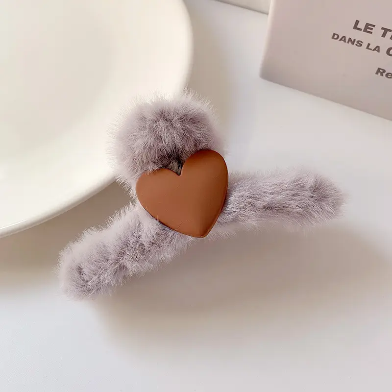 Plush Hair Clips for Women - Soft & Stylish Accessories