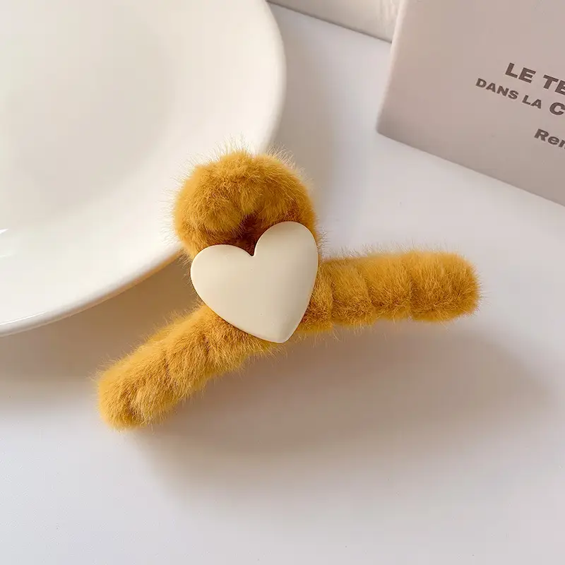 Plush Hair Clips for Women - Soft & Stylish Accessories