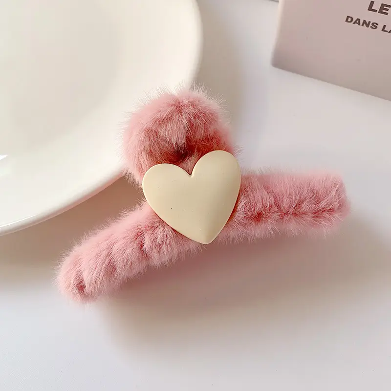 Plush Hair Clips for Women - Soft & Stylish Accessories