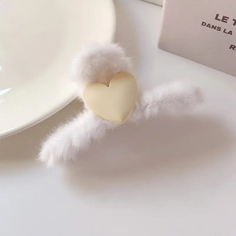 Plush Hair Clips for Women - Soft & Stylish Accessories