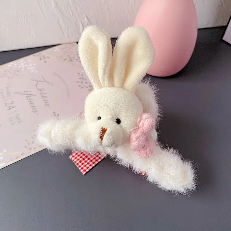 Plush Hair Clips for Women - Soft & Stylish Accessories
