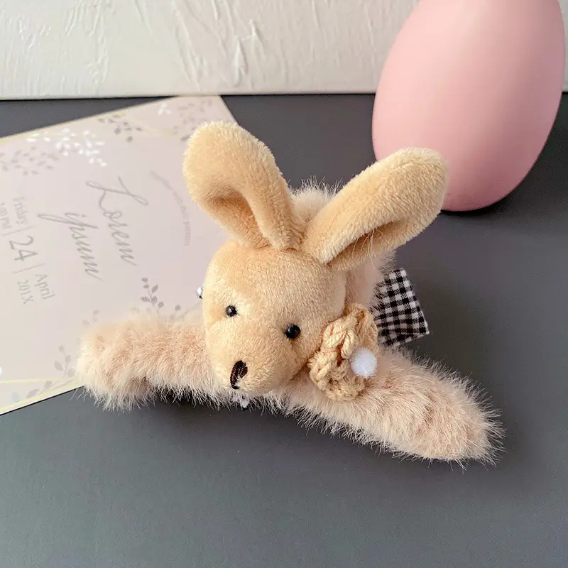 Plush Hair Clips for Women - Soft & Stylish Accessories