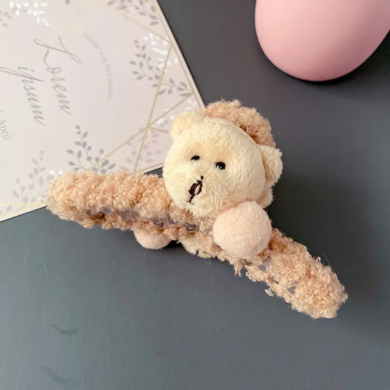 Plush Hair Clips for Women - Soft & Stylish Accessories