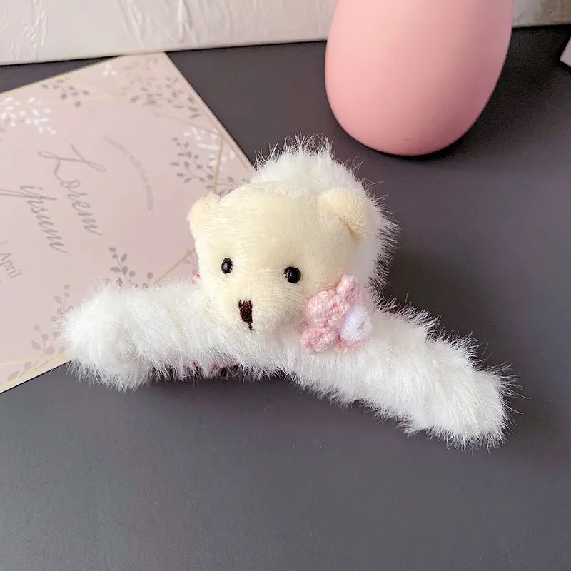 Plush Hair Clips for Women - Soft & Stylish Accessories