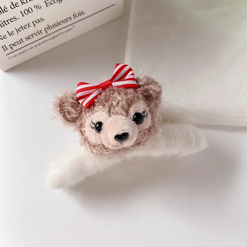 Plush Hair Clips for Women - Soft & Stylish Accessories