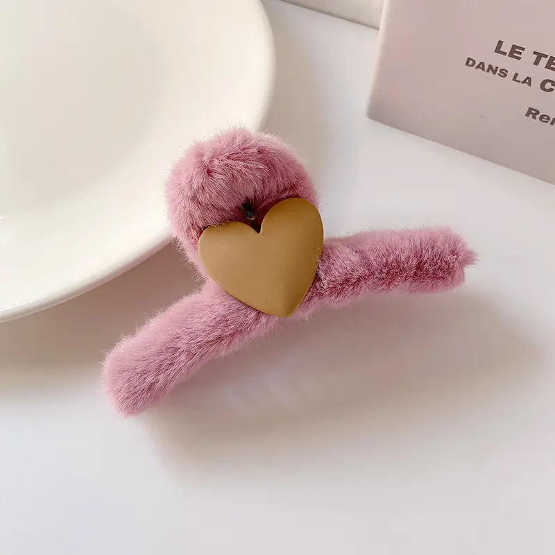 Plush Hair Clips for Women - Soft & Stylish Accessories