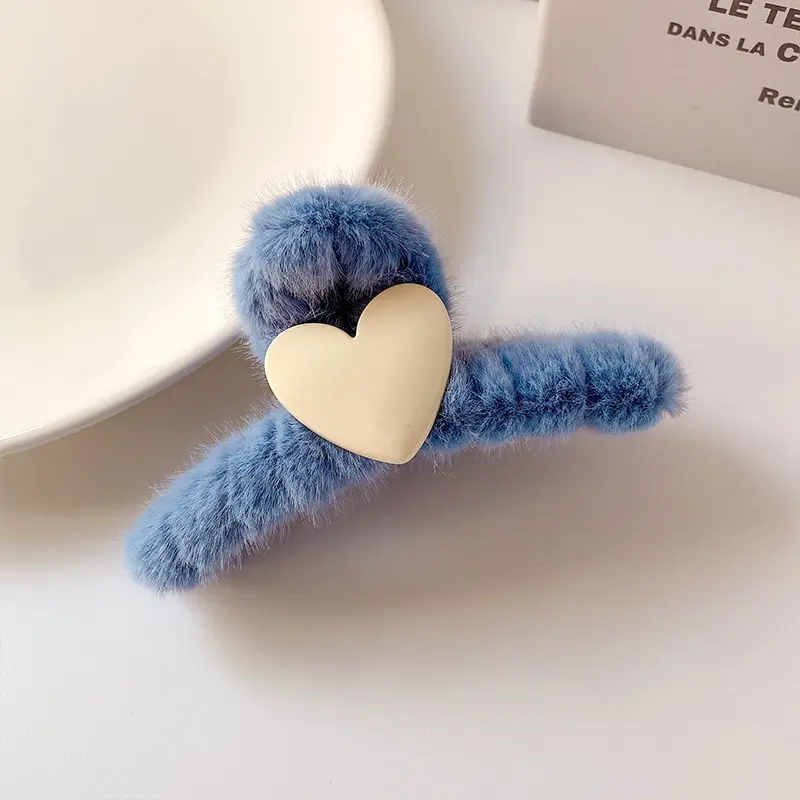 Plush Hair Clips for Women - Soft & Stylish Accessories