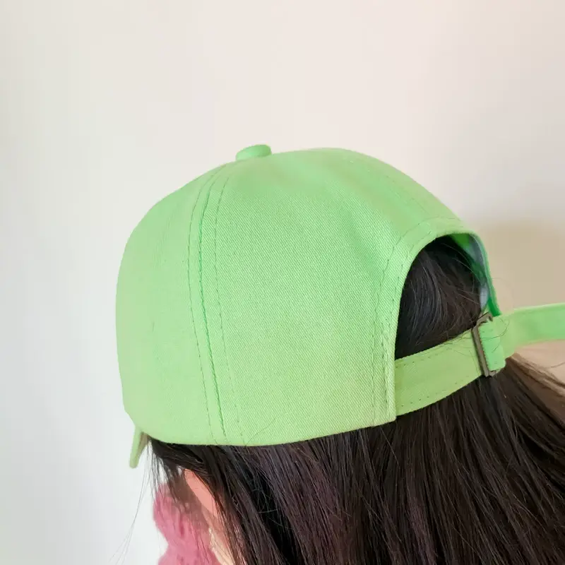Yellow Mom Dad Me Peaked Cap for Boys Girls — feature 11