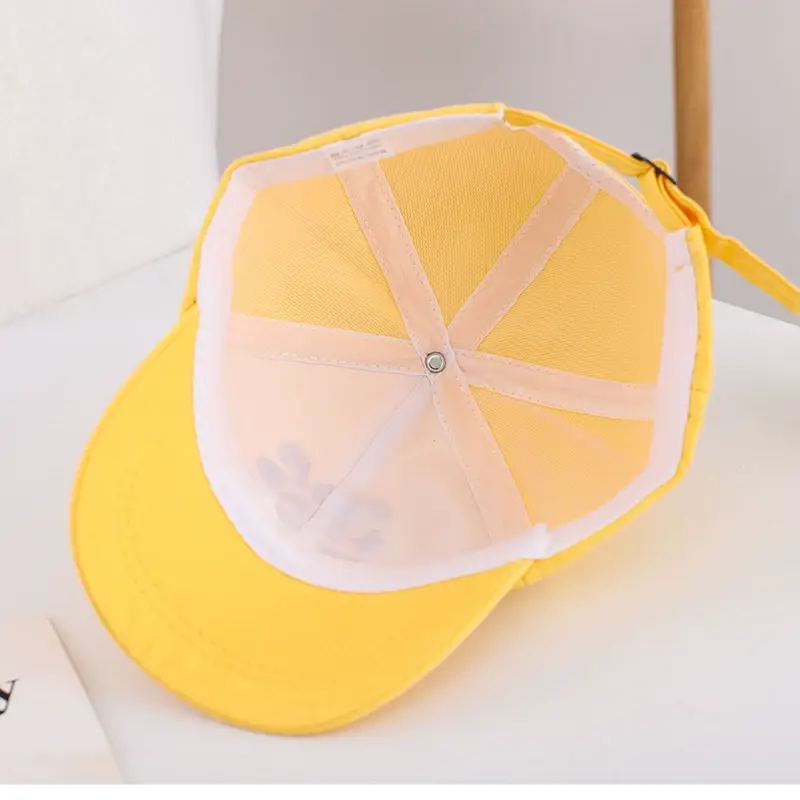 Yellow Mom Dad Me Peaked Cap for Boys Girls — feature 30