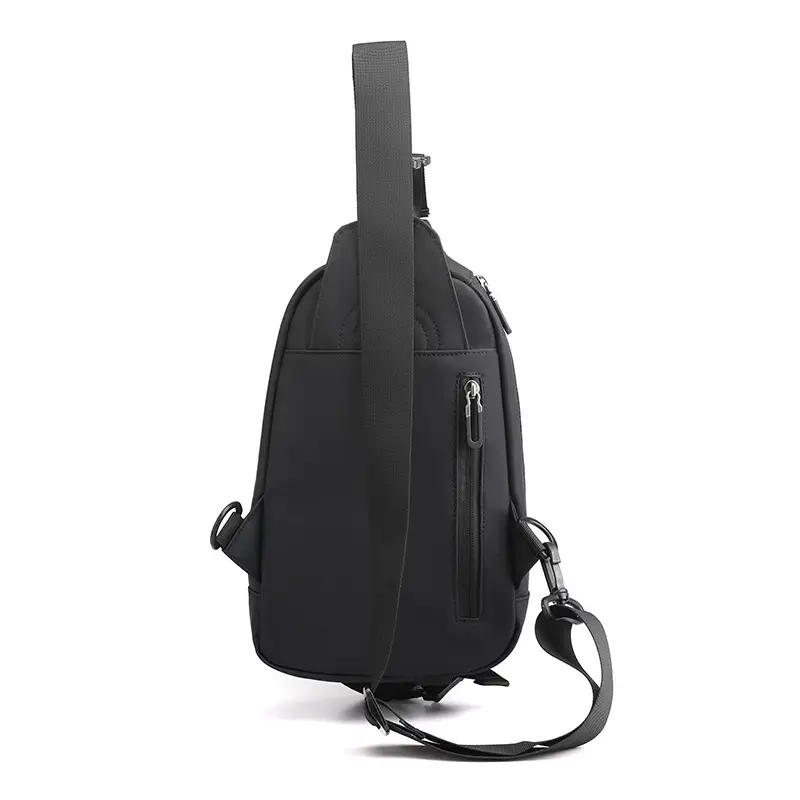 Men's Waterproof Crossbody Bag Black Multifunctional - Image 8