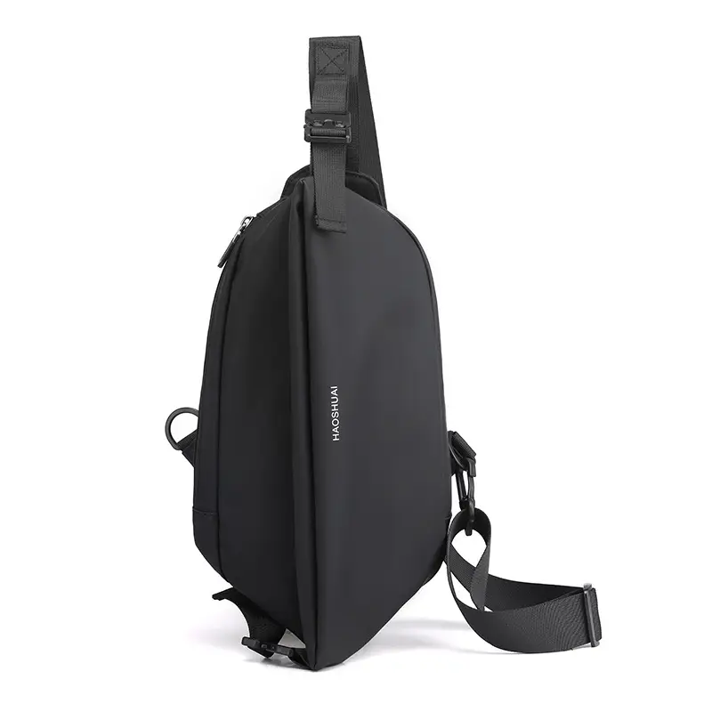 Men's Waterproof Crossbody Bag Black Multifunctional - Image 2
