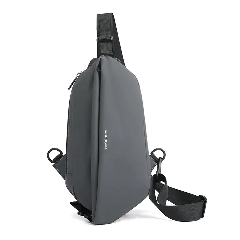 Men's Waterproof Crossbody Bag Black Multifunctional - Image 3