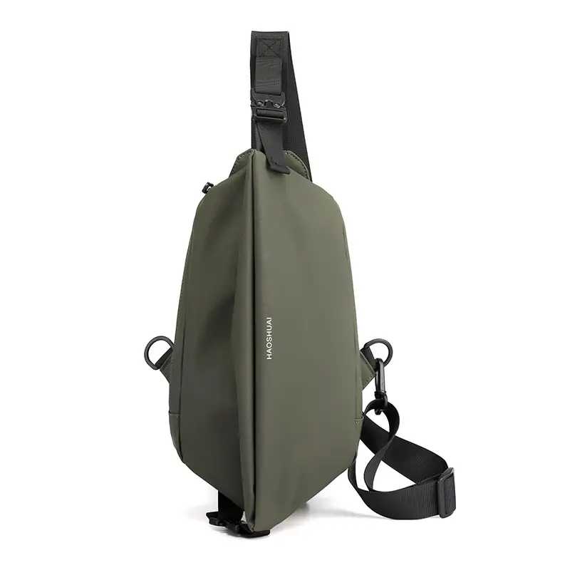 Men's Waterproof Crossbody Bag Black Multifunctional - Image 4