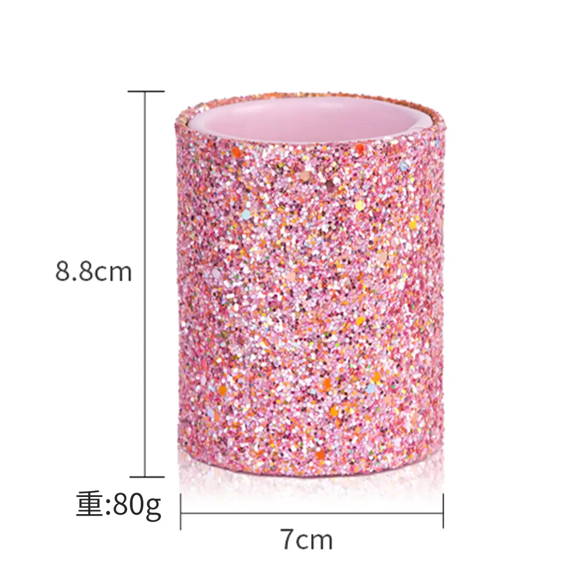 Sparkly Crystal Makeup Brush Storage Tube - Image 13