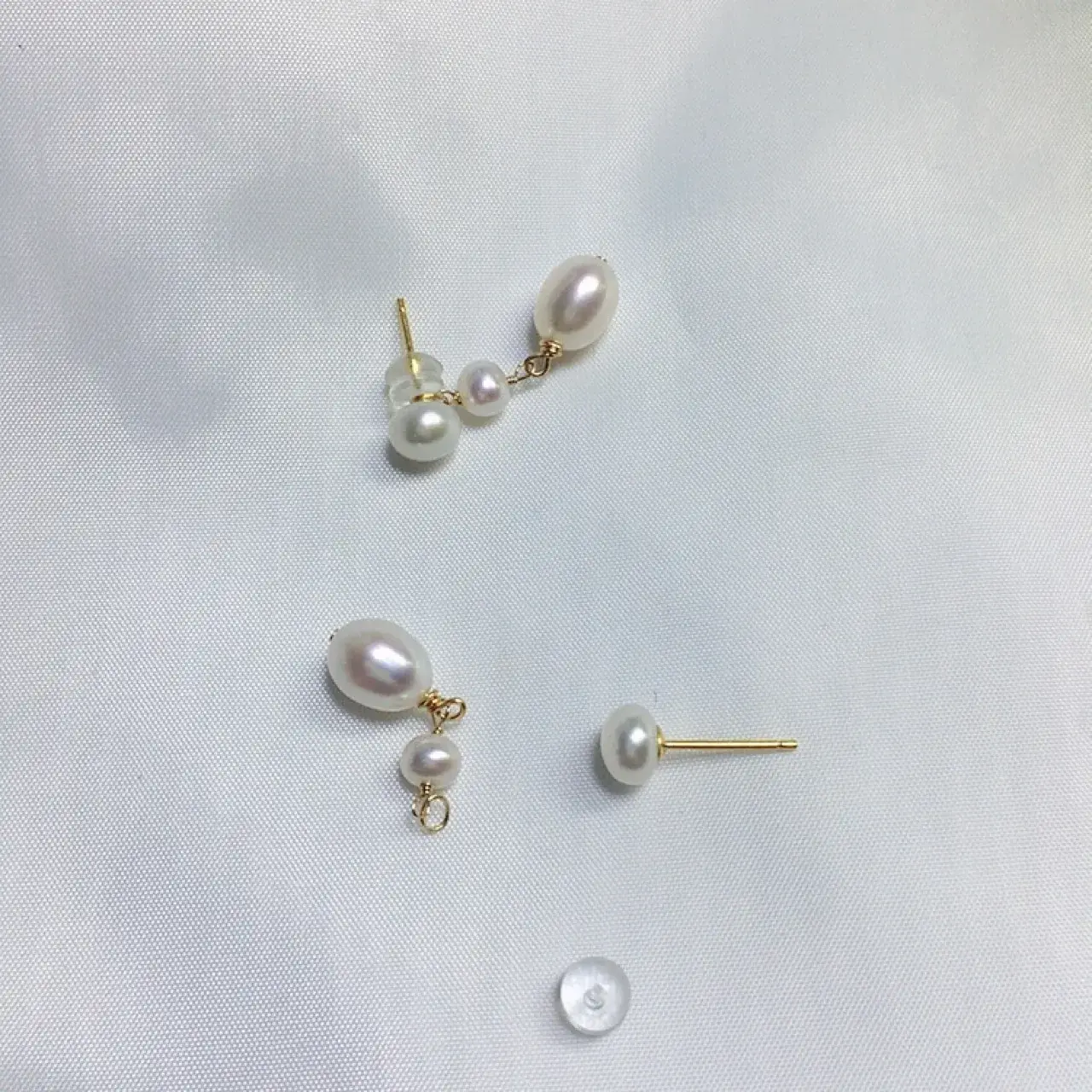 Vintage Pearl Earrings for Women Detachable Two French Design — feature 10