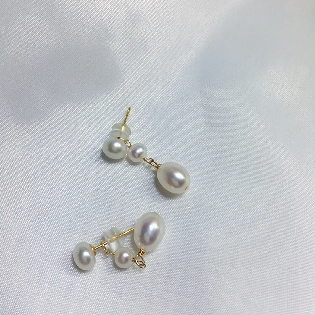 Vintage Pearl Earrings for Women Detachable Two French Design — feature 8